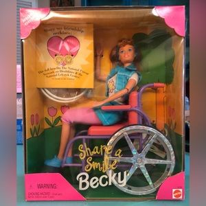 1996 Share a smile Becky(wheelchair) Barbie